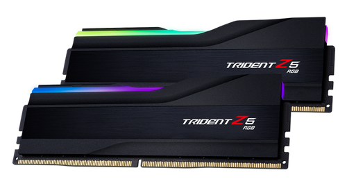 G.Skills Trident Z5 RGB 32GB (2x16GB) DDR5 PC5-51200 6400MHz CL32-39-39-102 1.40V Intel XMP 3.0 gaming ram memory - black G.Skills Trident Z5 RGB 32GB (2x16GB) DDR5 PC5-51200 6400MHz CL32-39-39-102 1.40V Intel XMP 3.0 gaming ram memory - black